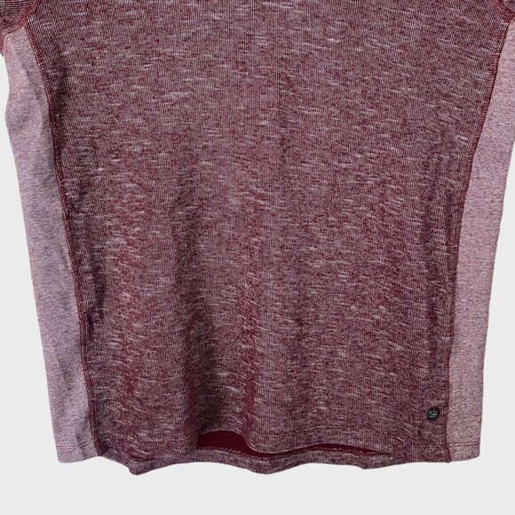 Buffalo David Bitton Katana Henley Shirt Men's Large Red Long-Sleeve Pullover - Picture 6 of 12